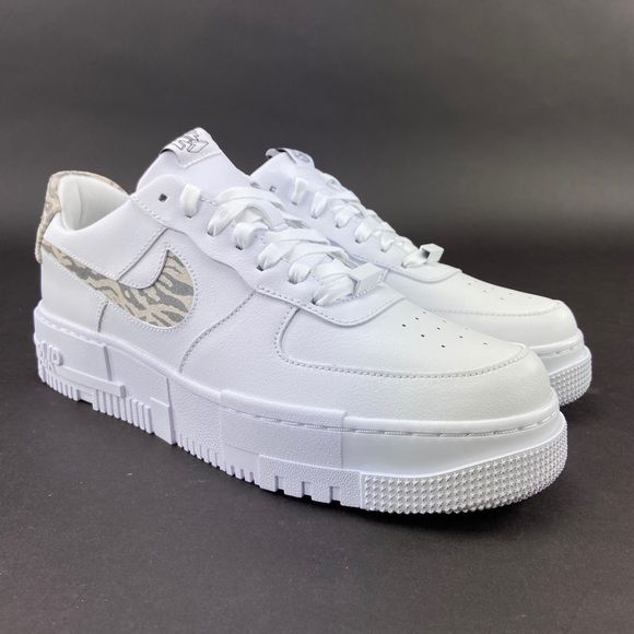 Nike Women's Air Force 1 Pixel SE Zebra Shoes - Picture 4 of 11